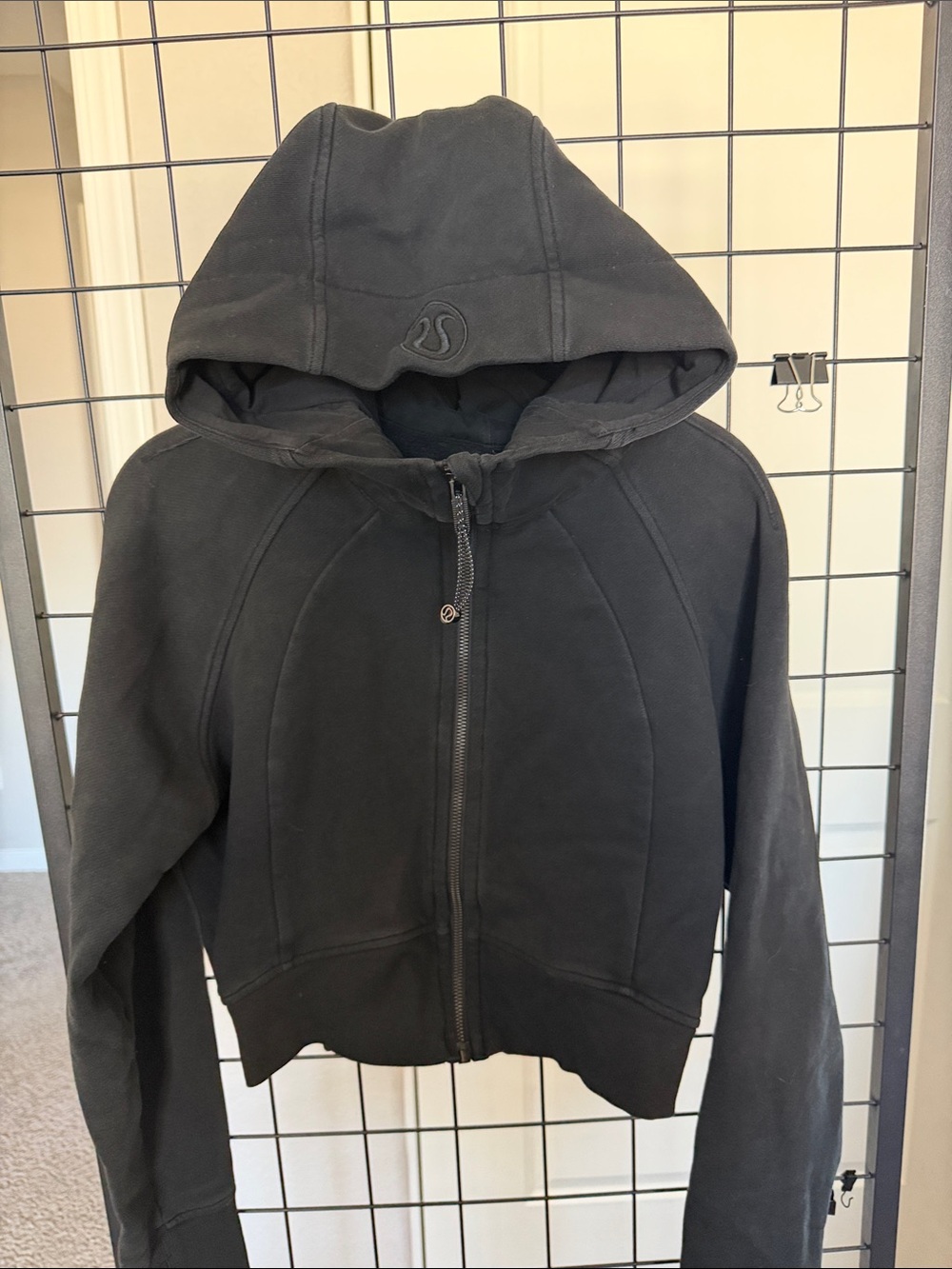 lululemon athletica Scuba Black Hooded Zip Jacket